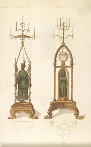Chinese light. Gothic light. (1805-1806) Poster Print by Thomas Sheraton (18 x 24)