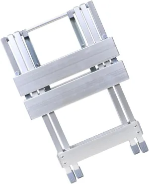 Ciieeo 1Pc Portable Aluminum Folding Stool Chair for Camping Fishing Travel and Picnic Lightweight Strong Load Bearing Capacity Comfortable Multipurpose Outdoor Seating Easy to Use