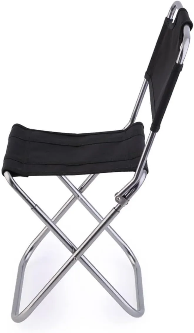 Ciieeo Foldable Chair Outdoor Aluminum Alloy Camping Fish Stool Breathable Easy to Clean for Home Travel