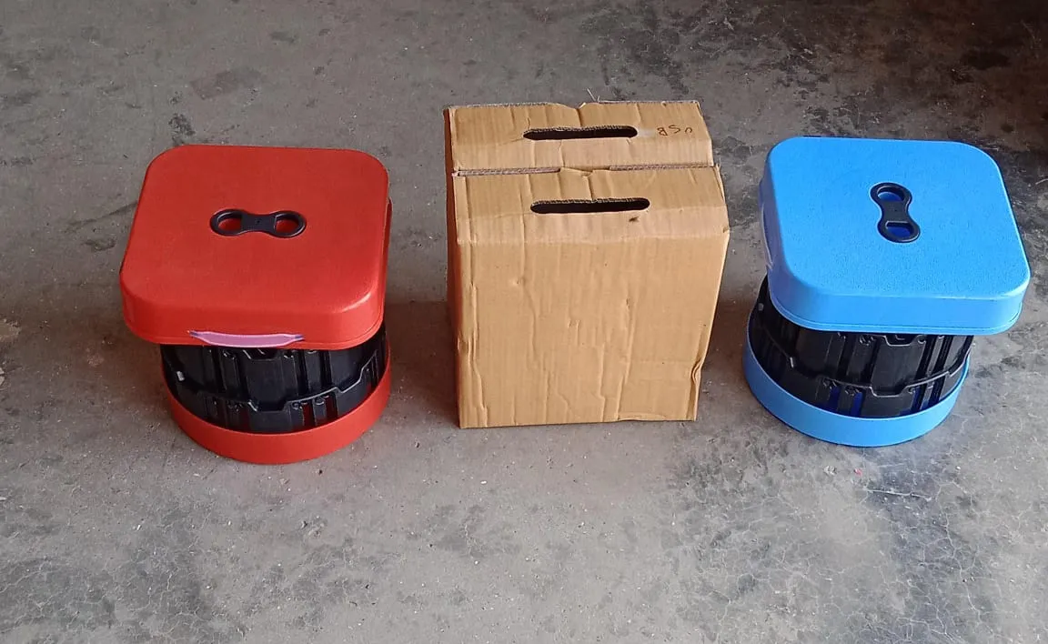Cm) Portable Portable Buy-one-get-one-free Indoor Stool, (43 Stools All-in-one collection Use Telescopic Fishing, for Folding Garden and Lightweight Retractable Folding Travel, Outdoor Camping,