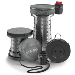 Collapsible Stool & 3-IN-1 Carry Bag / Pad   Drink Holder