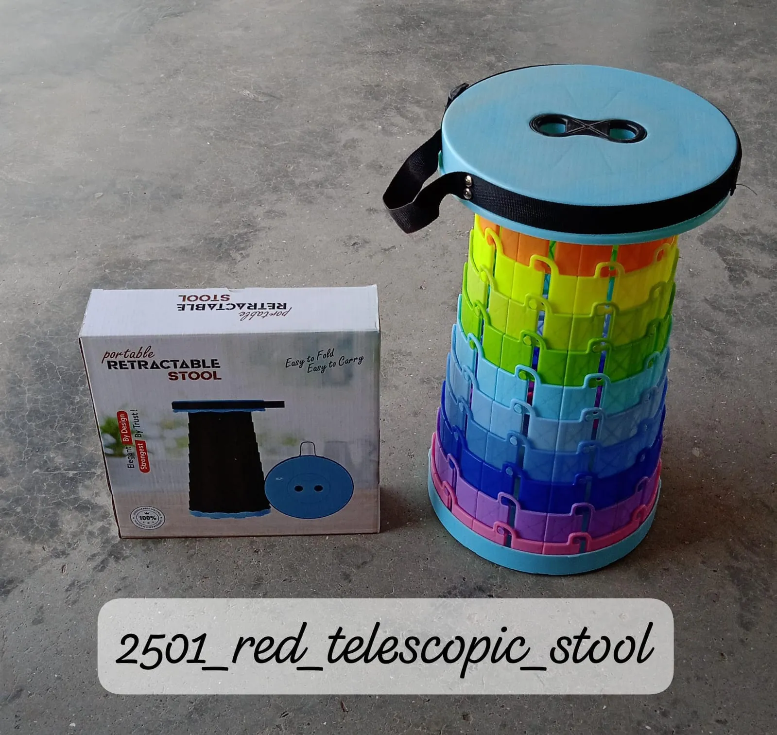 Color) Telescopic Stool Saving Efficient operation Height Adjusting Stool (Mix Space Foldable High-quality for low cost