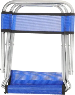 Comfortable Portable Folding Chair Lightweight Compact Fishing Stool for Outdoor Use Versatile Mesh Camping Chair Easy to Carry and Up for Fishing and Relaxing Random Color