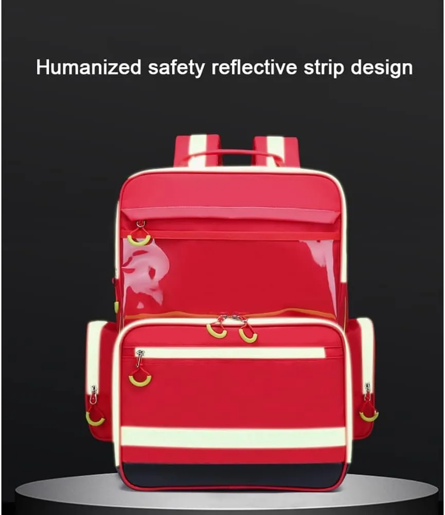 Compact Empty First Aid Kit Lightweight Trauma Kit Reflective Design Emergency Medical Kits for Home,Car, Travel, Hiking, Camping
