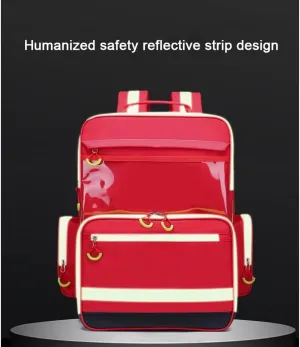 Compact Empty First Aid Kit Lightweight Trauma Kit Reflective Design Emergency Medical Kits for Home,Car, Travel, Hiking, Camping