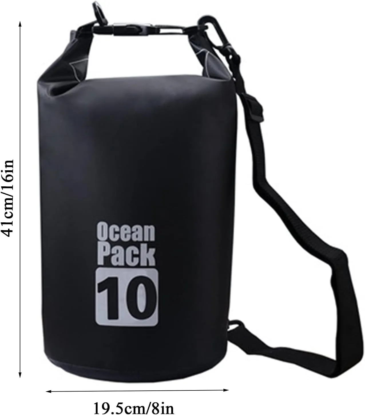 Compact Floating Backpack, Waterproof Roll Top Sack, Keep Gear Dry Clean, for Travel, Swimming, Boating, Kayaking, Camping, 10L (Color : Style 2)