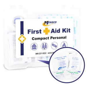 Compact Personal First Aid Kit Plastic Box