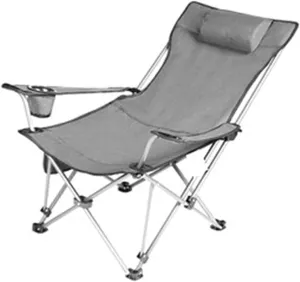 Compactniture Outdoor Folding Chair Portable Lunch Break Recliner Fishing Chair Camping Leisure Stool Director Beach Chair Oxford Cloth Material Occupies Little Space,Blue
