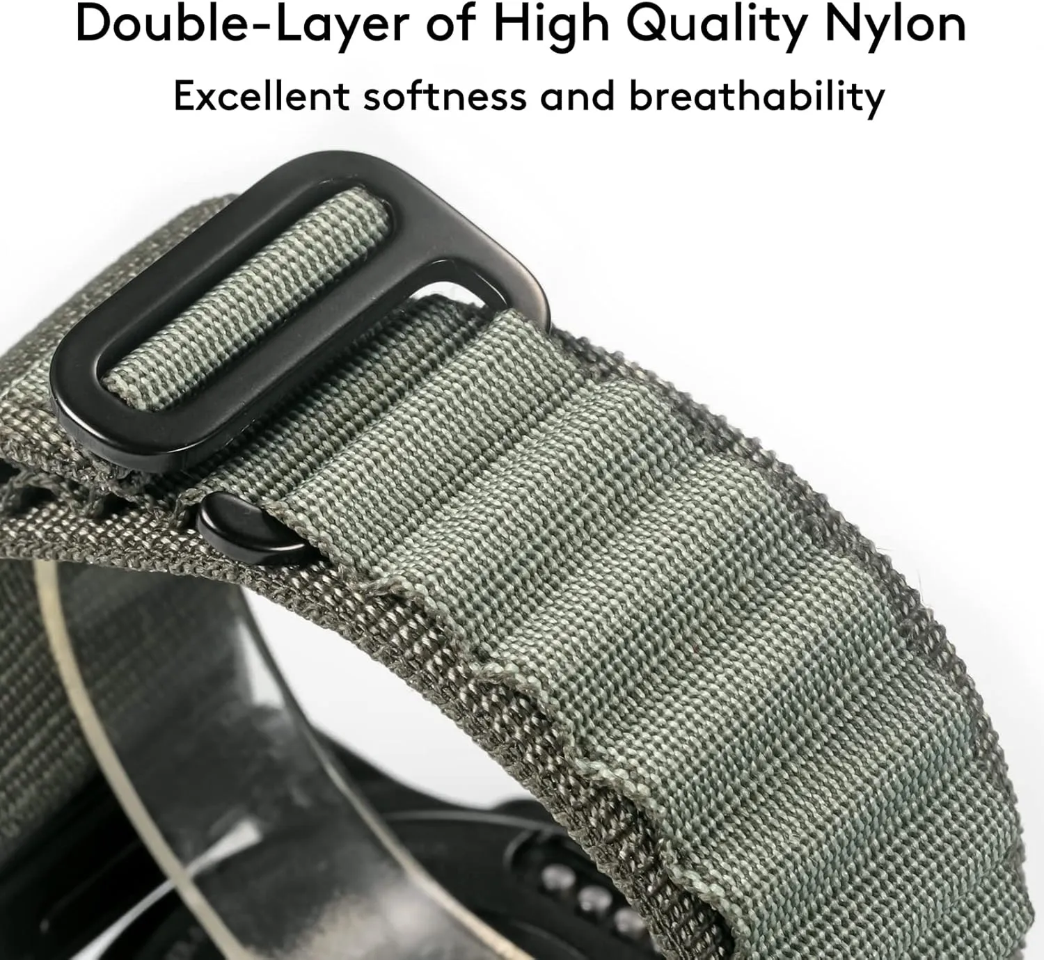 Compatible With Garmin, Rugged Woven Nylon Sport Band with G-hook Watch Band For fēnix/Forerunner/Vivoactive/Approach/MARQ/quatix/D2 Series Tough Replacement Band For Men