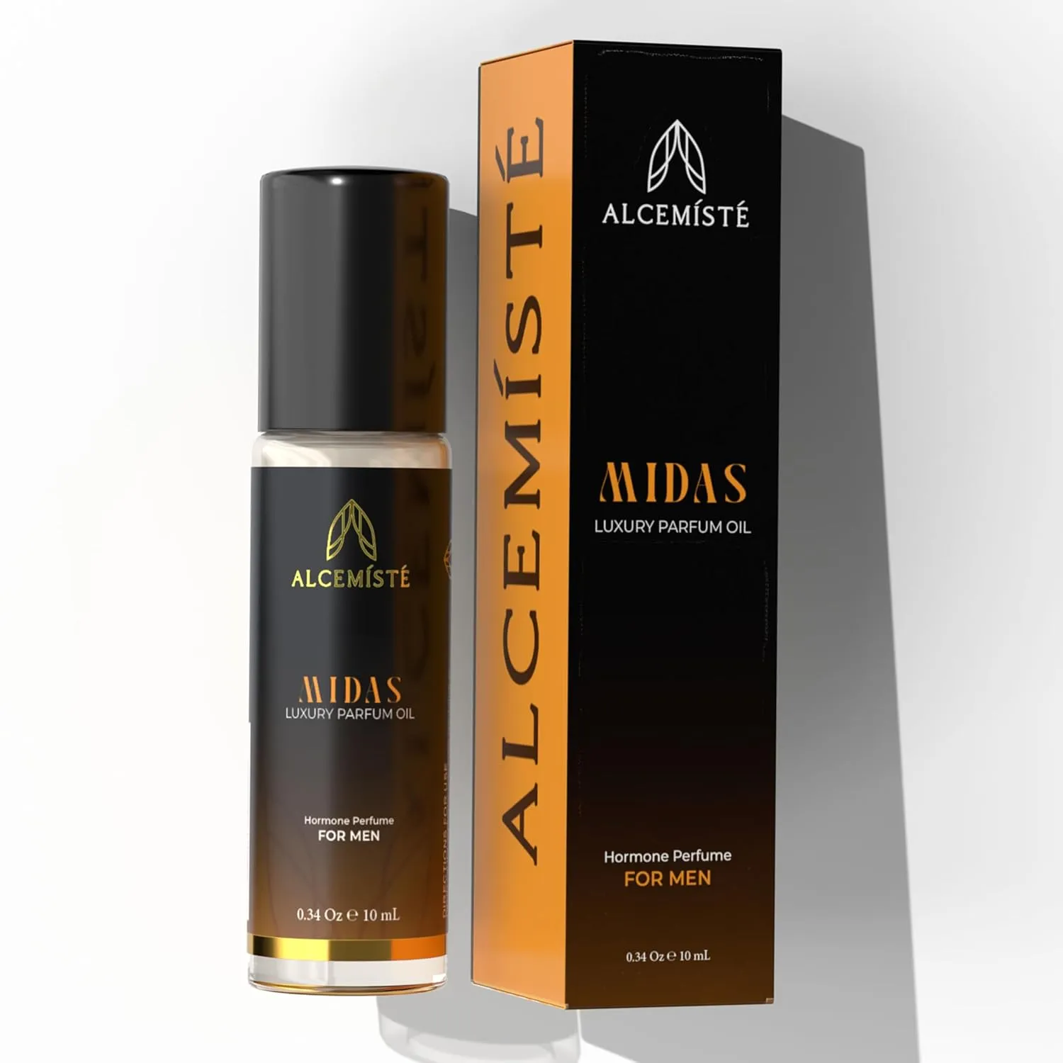 Concentrated Cologne For Men - Long-Lasting Mens Cologne - Pheromones-Infused Pure Oil-Based Rollerball Perfume For Him - Travel Size Formula - Raw, Bold, Masculine Scent - 0.34 oz (10 mL)