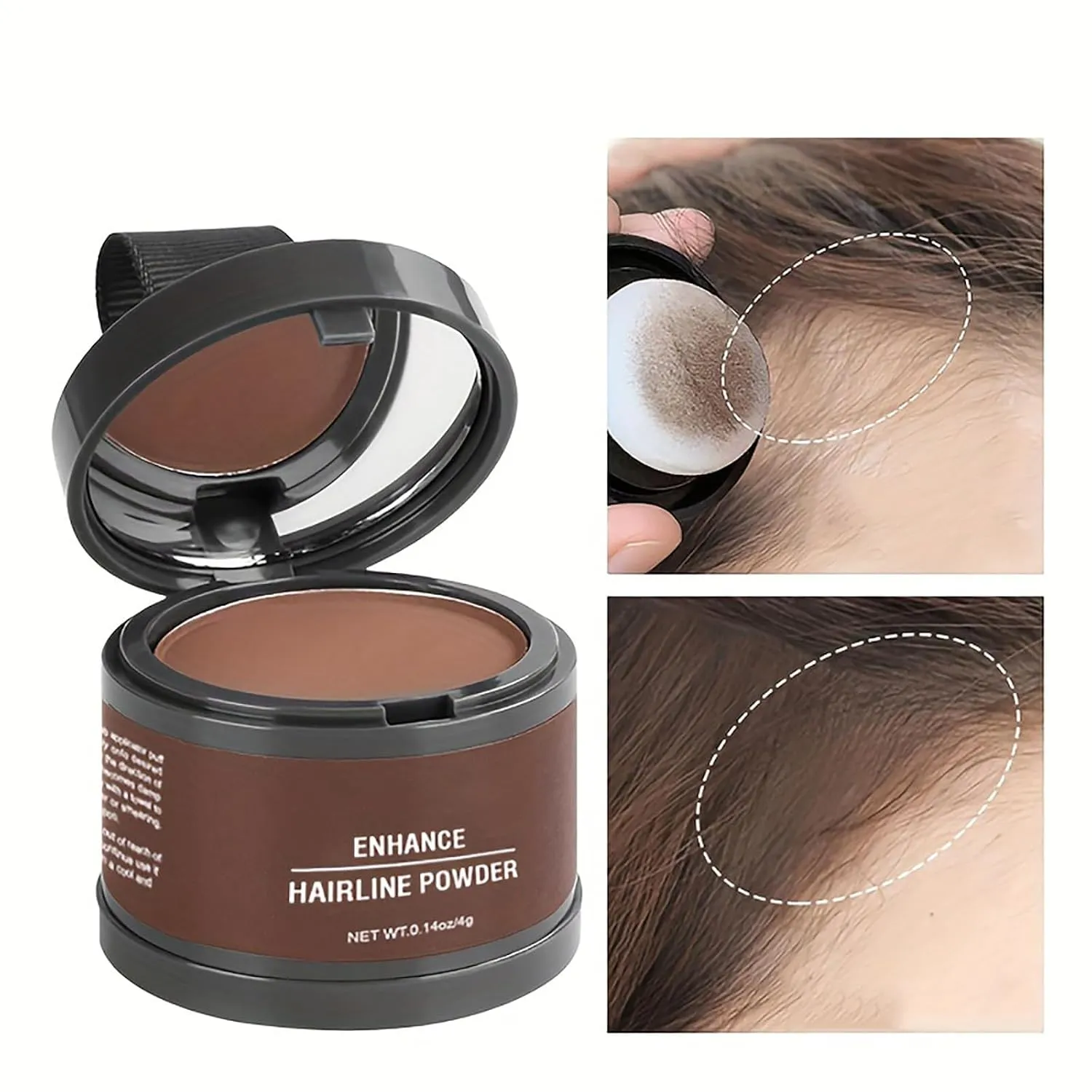 Constituent Hair Powder, 12 Medium Blonde, Instantly Enhance Hairline Powder, Long-Lasting Coverage, No Grossy, Smooth Application, Travel Design, Easy to Use, 1 Fl Oz