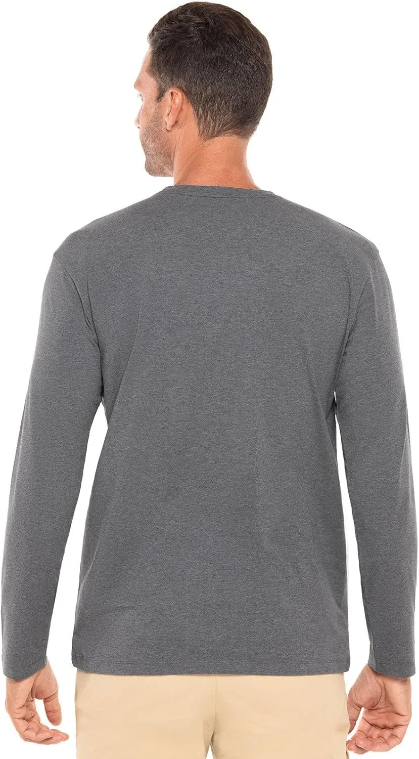 Coolibar UPF 50  Men's Morada Everyday Long Sleeve T-Shirt - Sun Protective