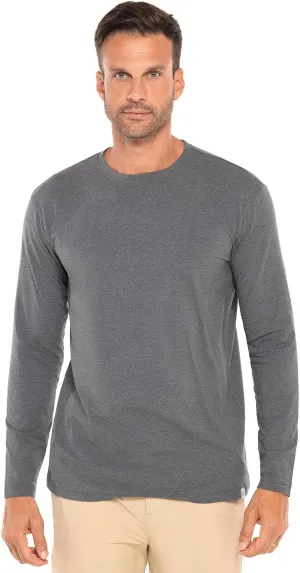 Coolibar UPF 50  Men's Morada Everyday Long Sleeve T-Shirt - Sun Protective
