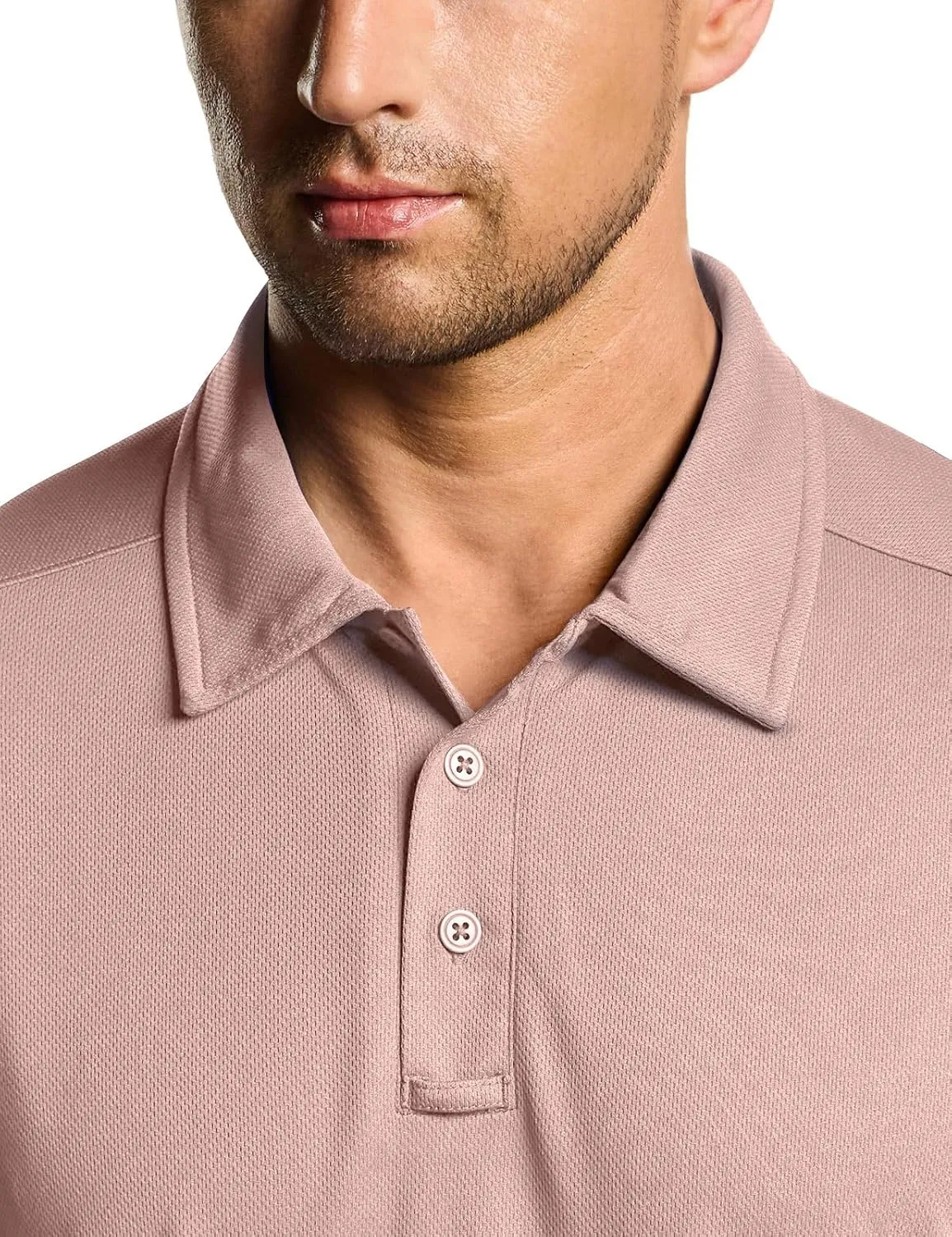 CQR Men's Polo Shirts, Tactical Short Sleeve Golf Performance Shirts, Lightweight Dry Fit UPF 50  Pique