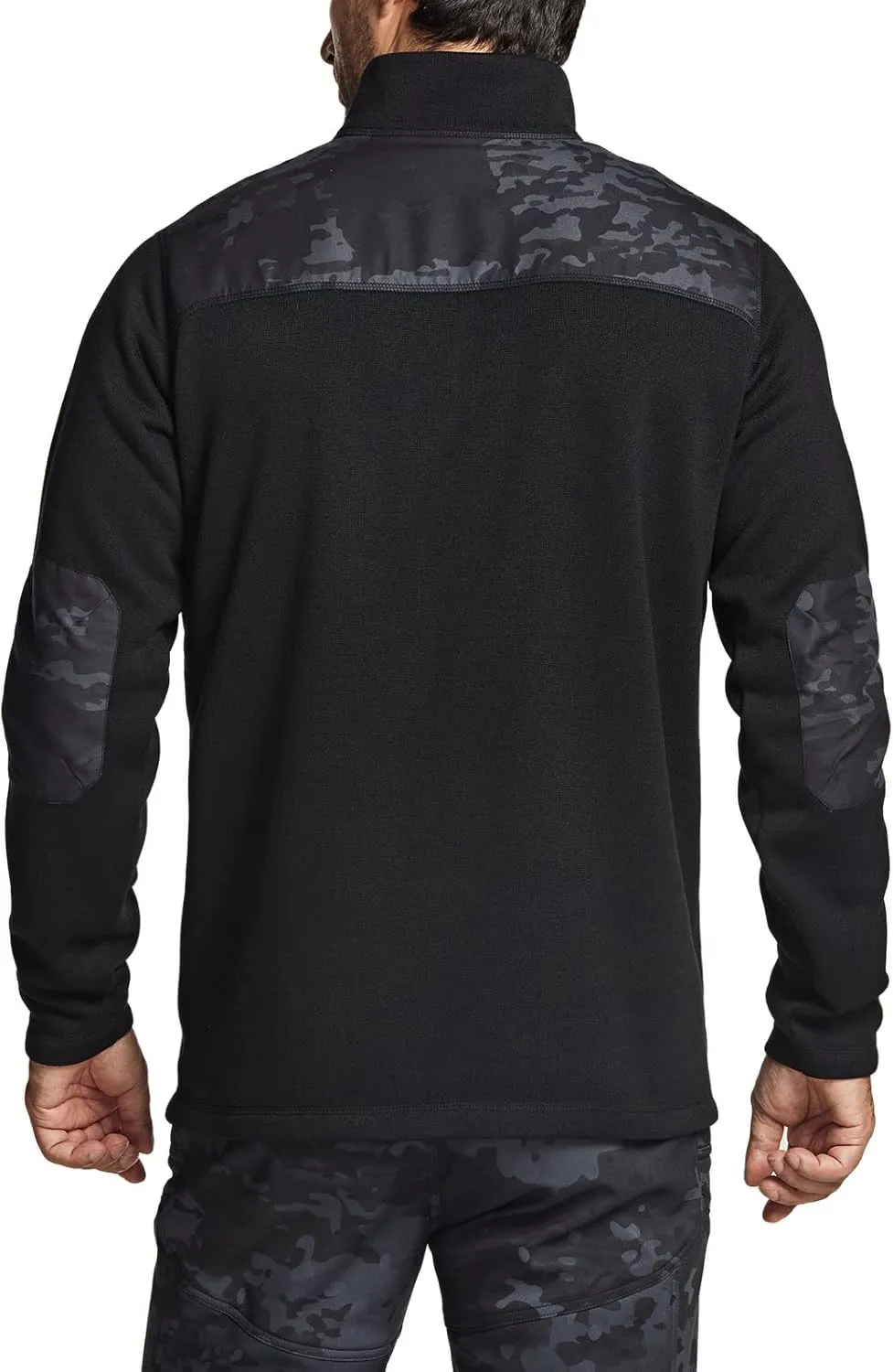 CQR Men's Thermal Fleece Half Zip Pullover, Winter Outdoor Warm Sweater, Lightweight Long Sleeve Sweatshirt