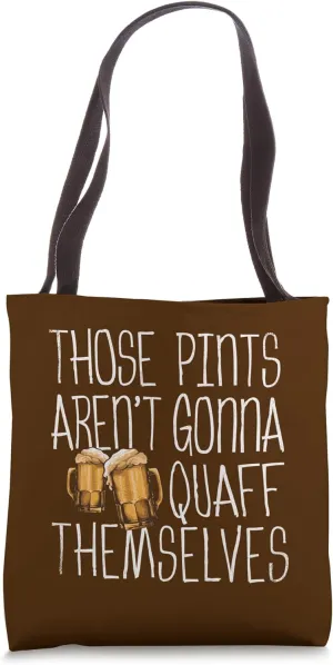 Craft Beer Fan Beertender IPA Stout Porter Ale Pilsner Draft Tote Bag