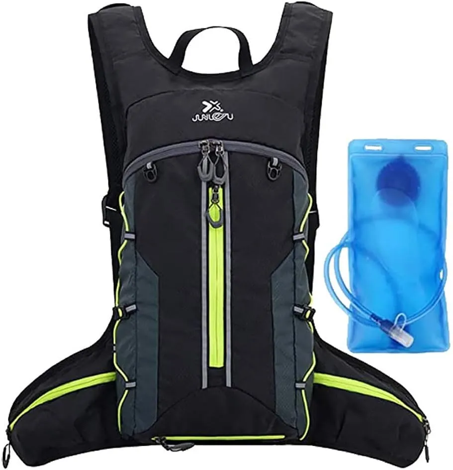 Croogo Hydration Backpack with 2L Water Bladder Mountain Bike Rucksack Waterproof Hydration Pack Backpack for Cycling Running