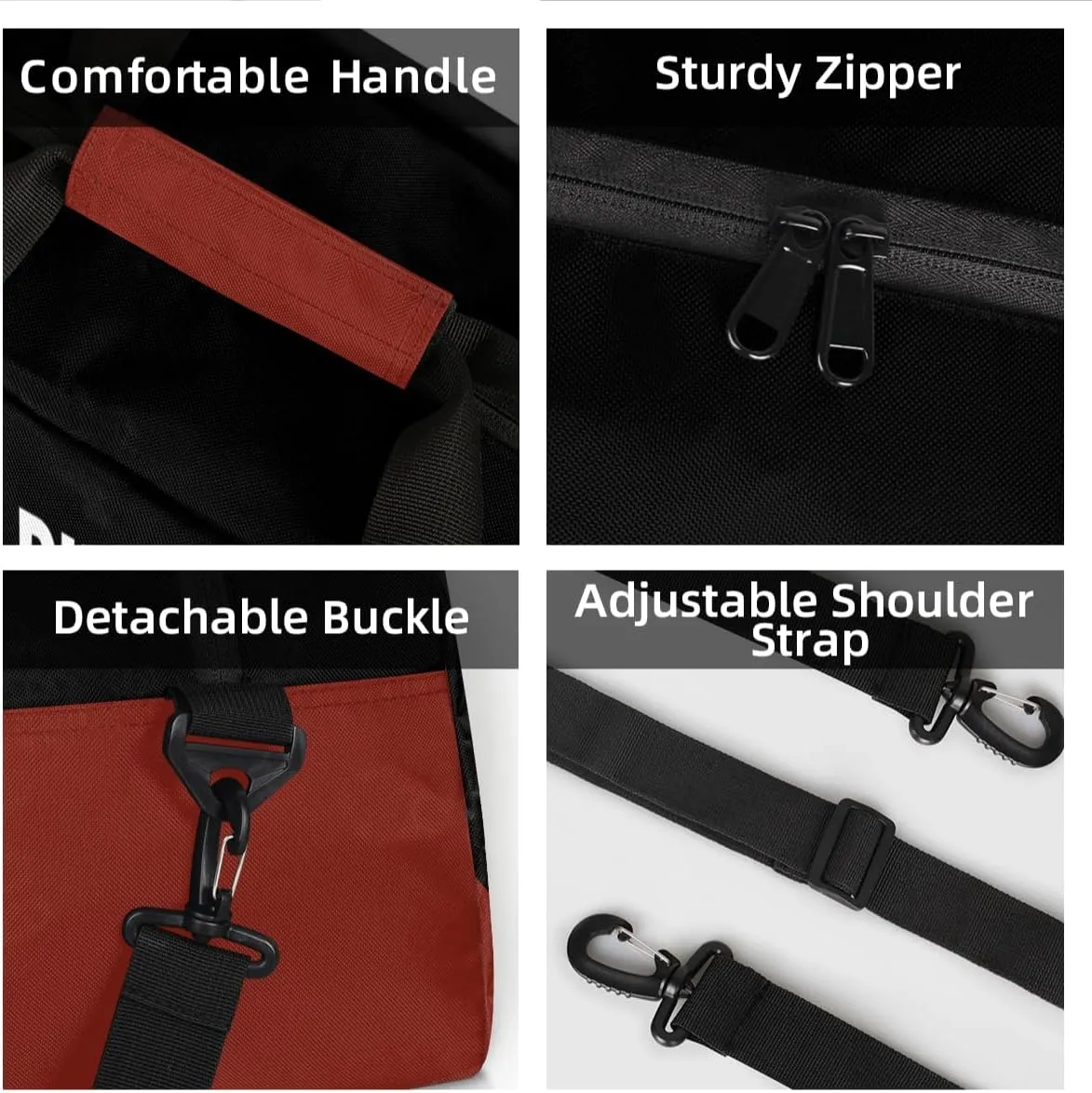 Custom Mini Gym Duffel Bag for Women Men Personalized American Football Waterproof Carry On Weekender Bag