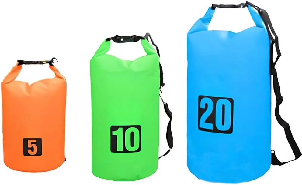 Custom Waterproof Dry Bags - Personalized 5L/10L/20L/30L Floating Lightweight Bags for Kayaking/Fishing/Camping, Customizable with Club Logo (Multiple Colors) (Checkered red)