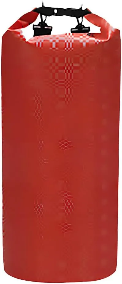 Custom Waterproof Dry Bags - Personalized 5L/10L/20L/30L Floating Lightweight Bags for Kayaking/Fishing/Camping, Customizable with Club Logo (Multiple Colors) (Checkered red)