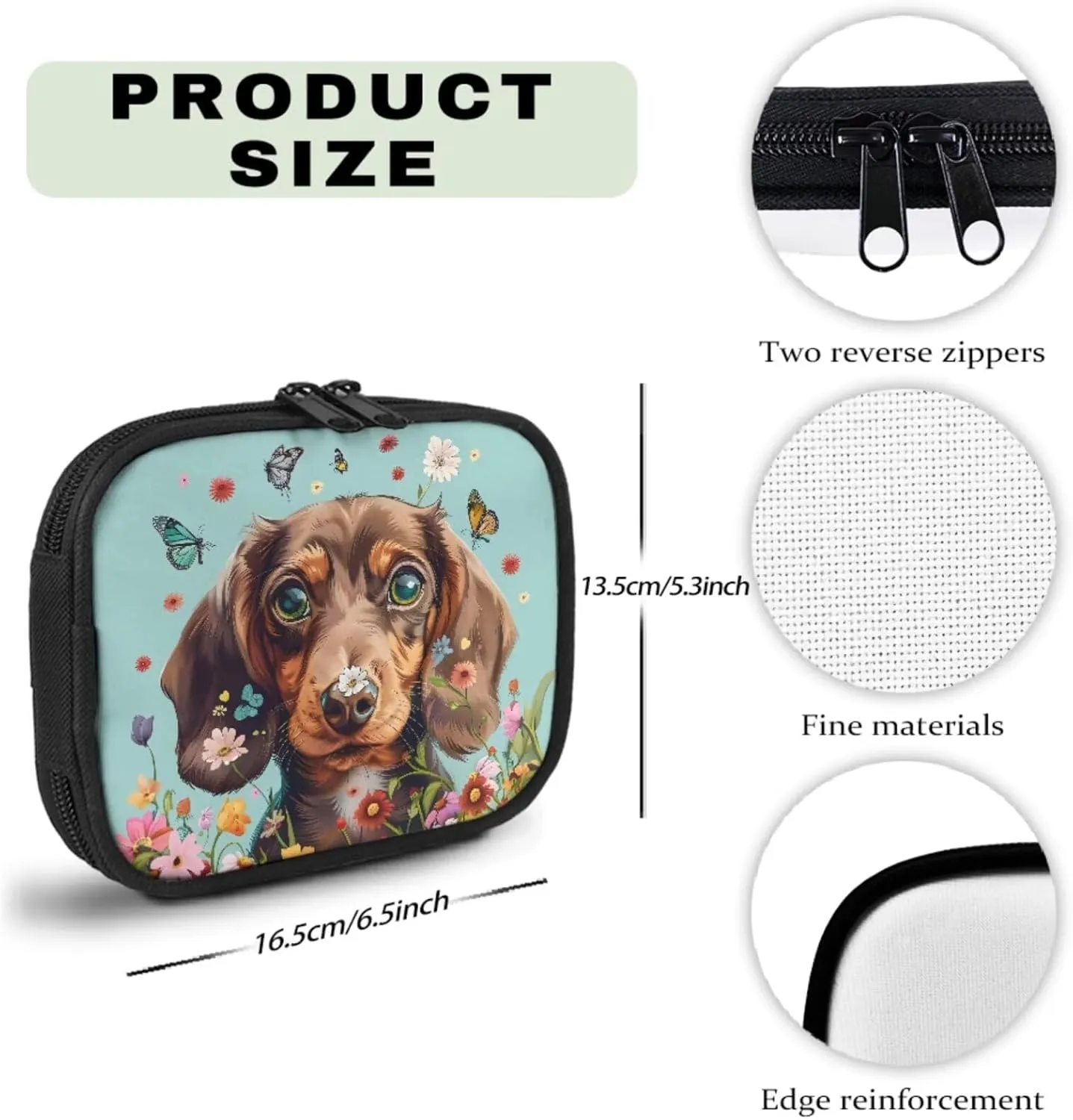 Cute Puppy First Aid Kit for Teen Girls,Small Medicine Bag First Aid Pouch Portable Emergency Kit Essential First Aid Bag for Travel,Car,Camping,Hiking,Home,Office,School