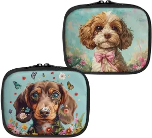 Cute Puppy First Aid Kit for Teen Girls,Small Medicine Bag First Aid Pouch Portable Emergency Kit Essential First Aid Bag for Travel,Car,Camping,Hiking,Home,Office,School