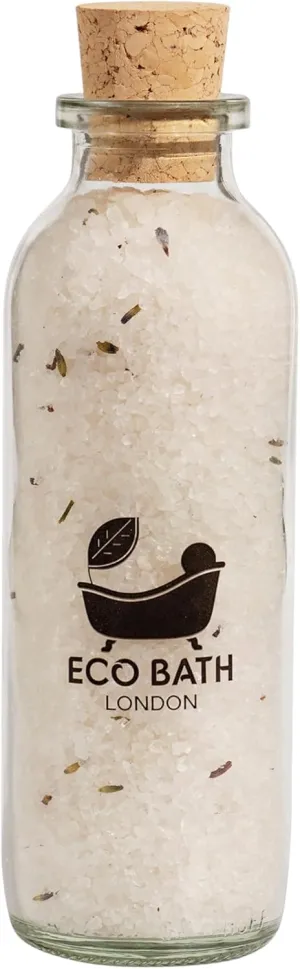Dead Sea Salt - 300g/10.5 oz, Rich in Magnesium, 100% Natural Sea Salt for Soothing Baths, Infused with Natural Oils and Herbs (Stress Relief)