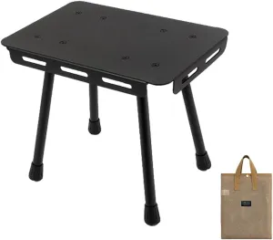 Detachable Teapoy, Foldable Table Outdoor Camping Portable Foldable Table Compact Detachable Teapoy Aluminum Alloy Fishing Stool Garden Picnic Rest Stool
