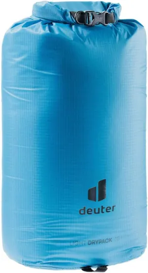 Deuter Light Drypack, Water-Resistant Ripstop Roll-Top Dry Pack Sack Keeps Gear Dry for Hiking, Trekking, Camping & Kayaking