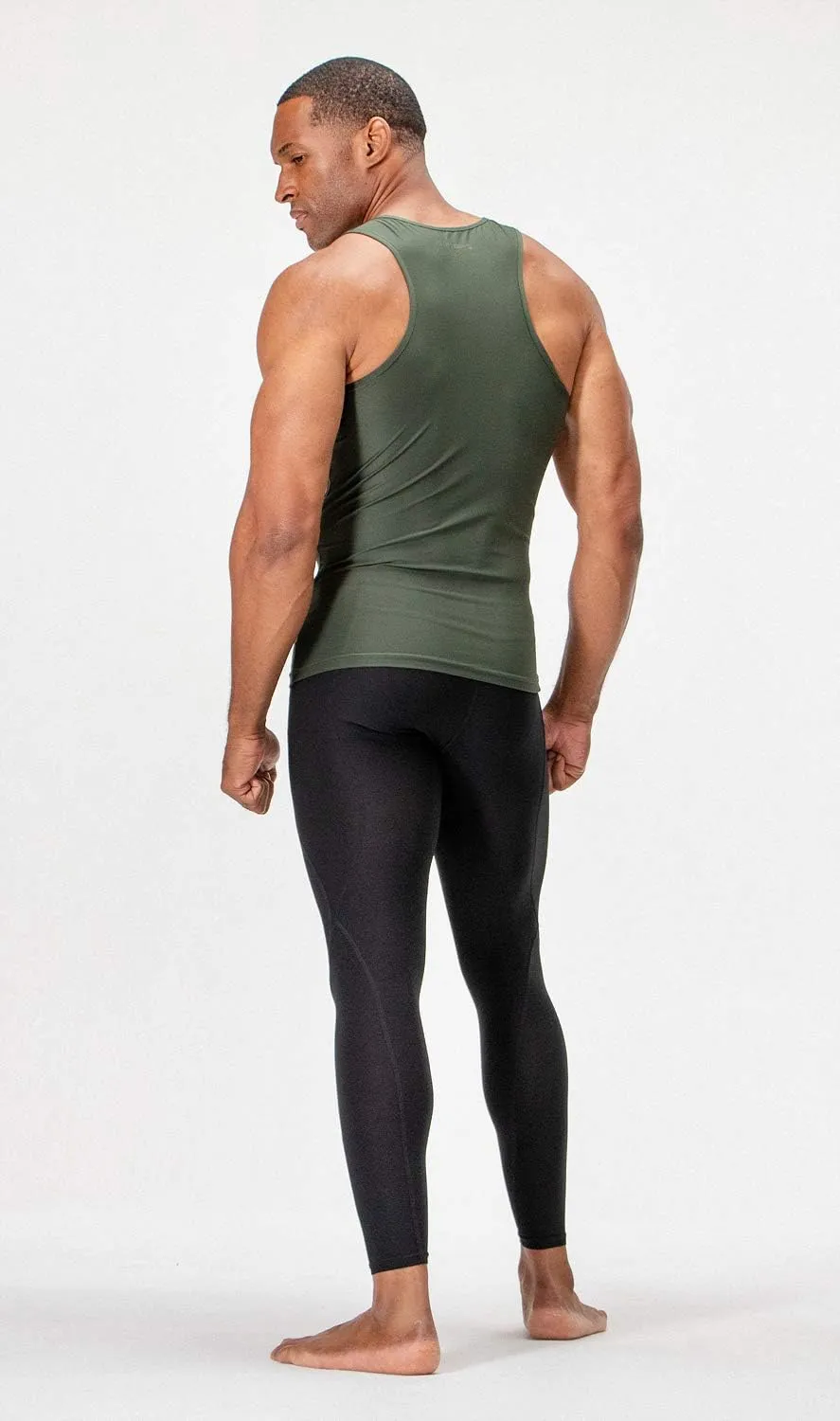 DEVOPS 3 Pack Men's Muscle Dry Fit Compression Tank Top