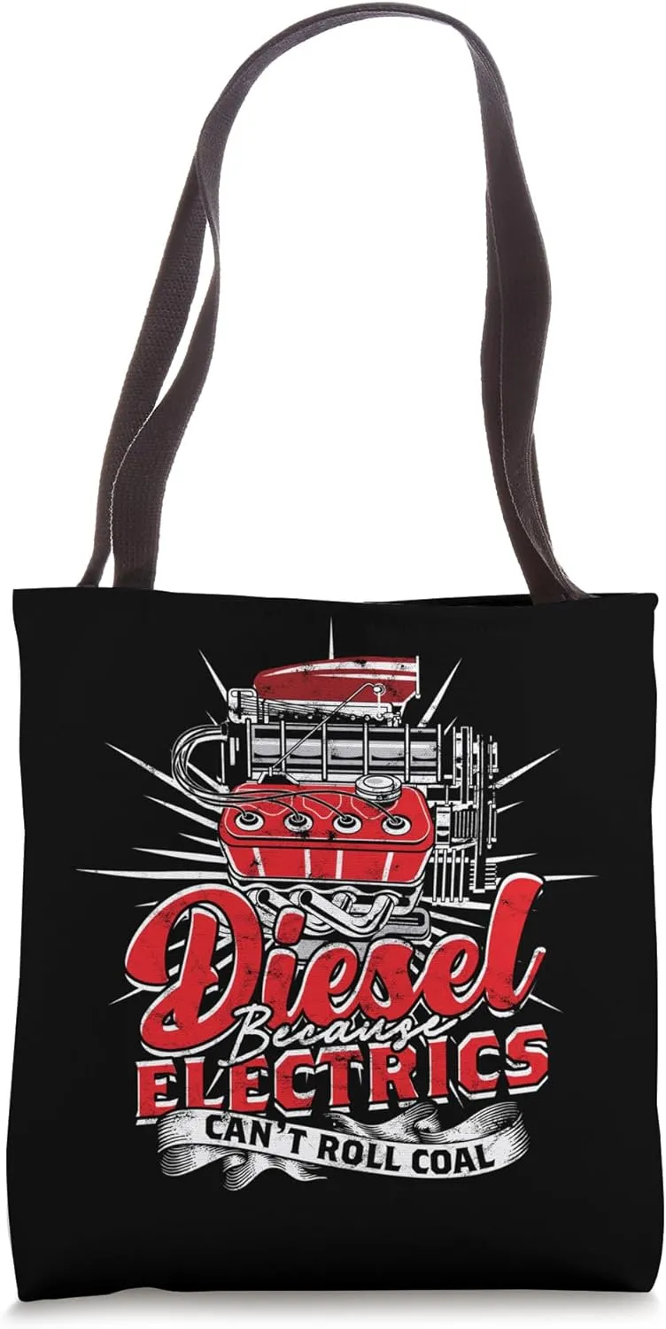 Diesel Rolling Coal Diesel Truck USA Turbo Diesel Roll Coal Tote Bag