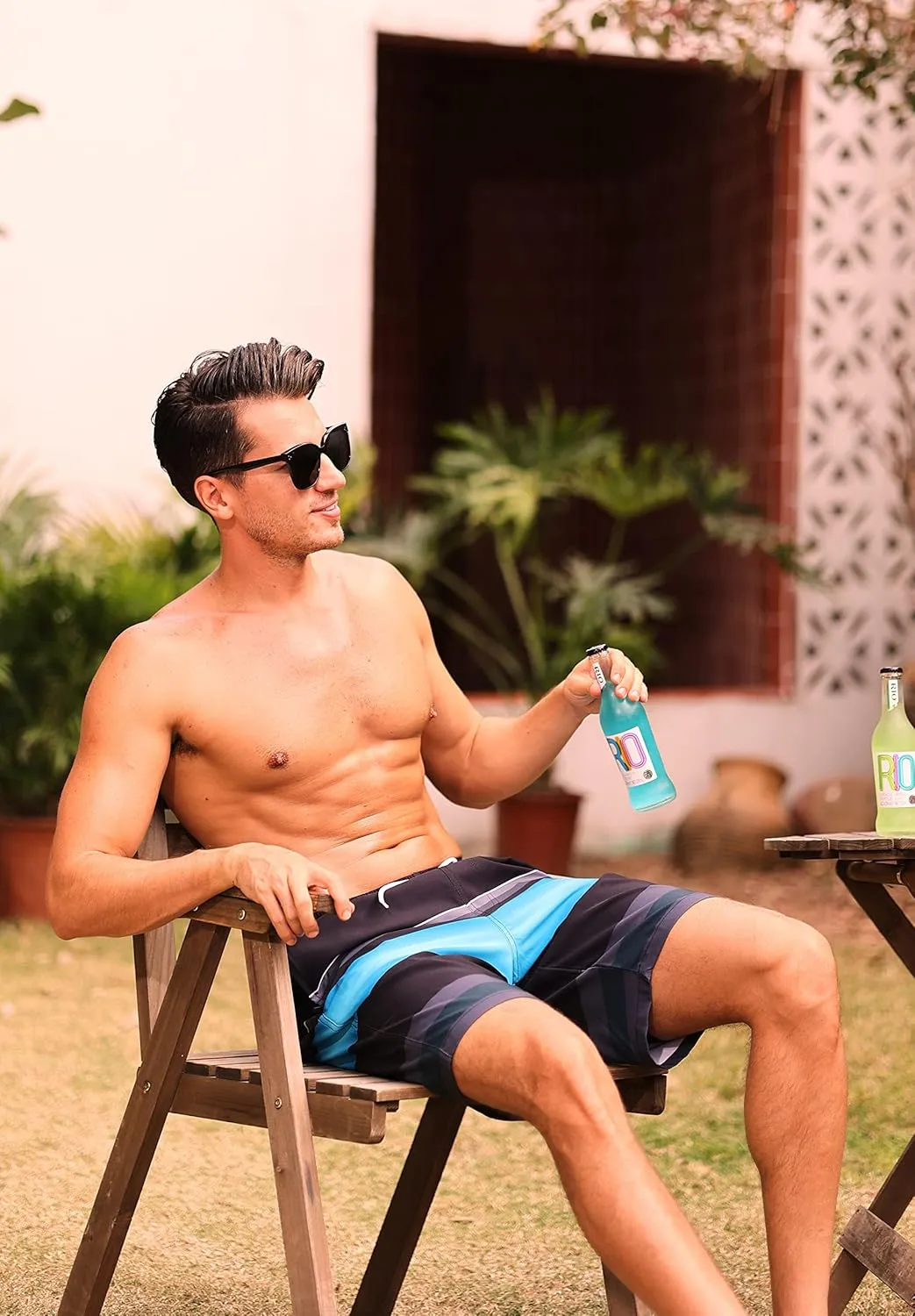 difficort Mens Swim Trunks with Compression Liner Quick Dry Bathing Suits Shorts with Zipper Pockets