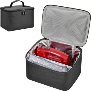 Digital Hand Mixer Carrying Bag for KitchenAid 5/6/ 7/9 Ultra Power Speed Hand Mixers, Portable Travel Storage Case Bag with Handle for Kitchen Aid Mixer Accessories (Box Only) - Grey