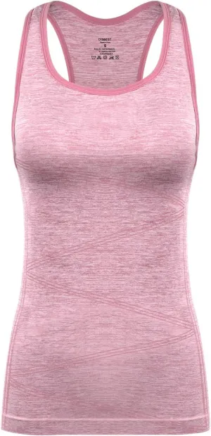 Disbest Yoga Tank Top, Women's Performance Stretchy Quick Dry Sports Workout Running Top Vest with Removable Pads