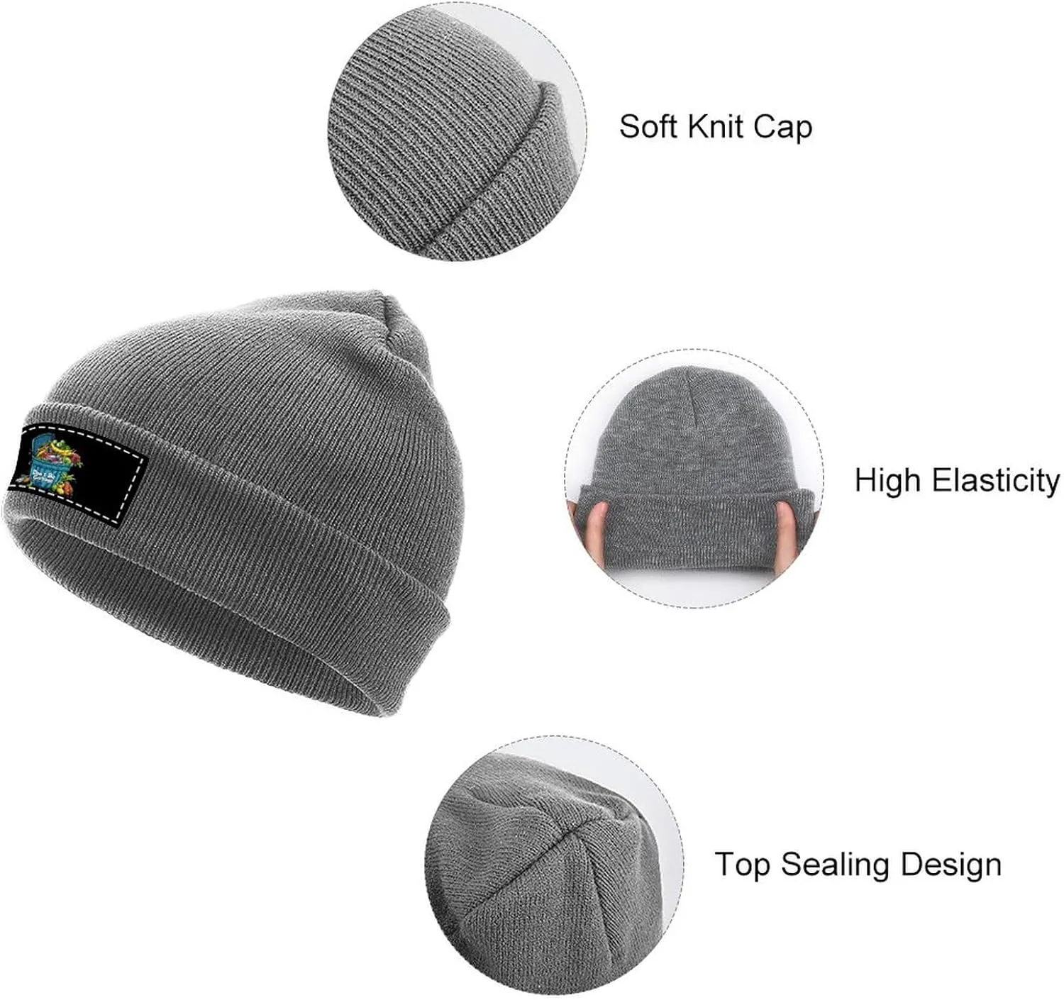 Don't Be Garbage Casual Beanie Skull Cap Warm Soft Ski Knit Hat Unisex Winter Outdoor