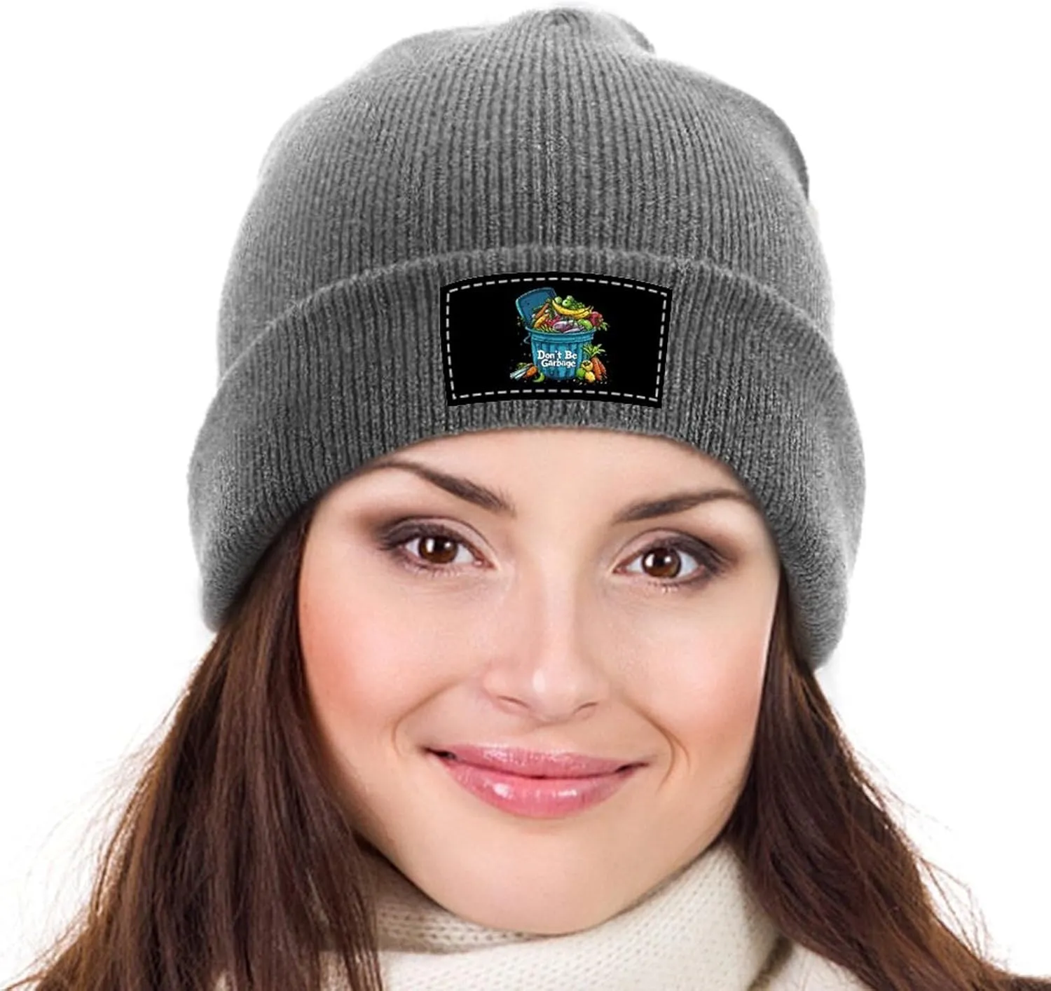 Don't Be Garbage Casual Beanie Skull Cap Warm Soft Ski Knit Hat Unisex Winter Outdoor