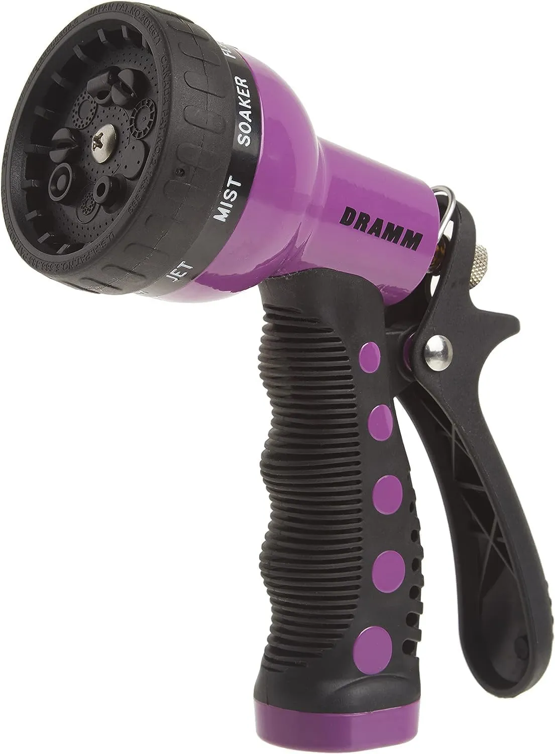 DRAMM Watering and Tool Set Includes 9-Pattern Revolver Spray Gun, 9-Pattern ColorStorm Turret Sprinkler, and Colorpoint Compact Shear, Orange