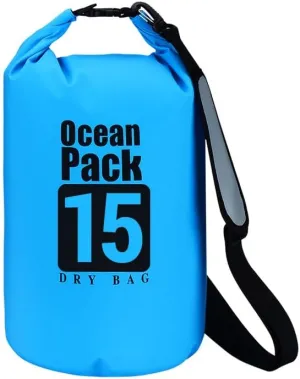Dry Bag Backpack Waterproof Shoulder Bag Swimming Bag Camping Bag Stream Tracing Bag Drifting Barrel Floating Bag PVC High Waterproof High Frequency Seaming Outdoor Sports Bag for Men/Women