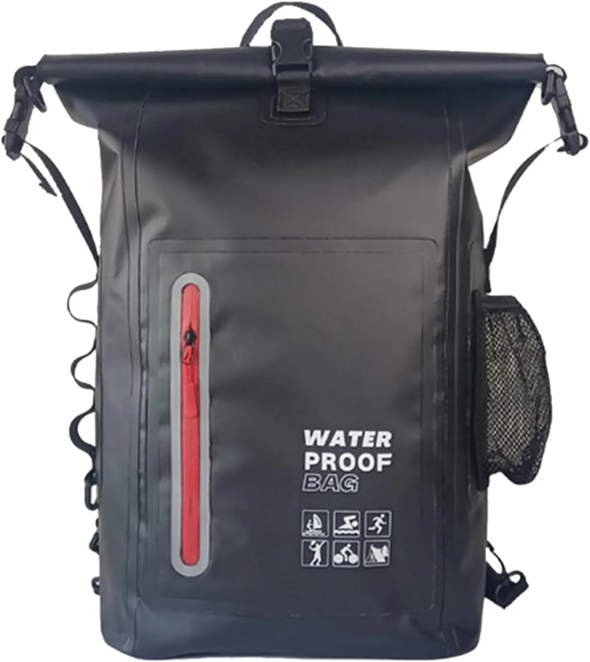 Dry Bags, Comfortable Versatile for Outdoor, Waterproof Dry Bag - Roll Top Waterproof Backpack Sack, Dry Bag for Kayaking, Beach, Rafting (black)