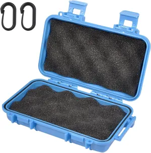 Dry Box Waterproof, Plastic Storage Case Dry Storage Box 2 U?Shape Buckle Portable Storage Case for Camping Fishing