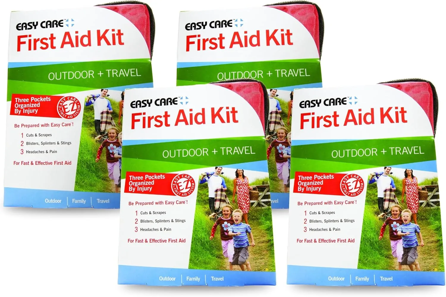 Easy Care Outdoor & Travel First Aid Kit - (Pack of 4)