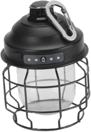 Echargeable Camping Light Portable Lantern Buckle Design for Outdoor Use