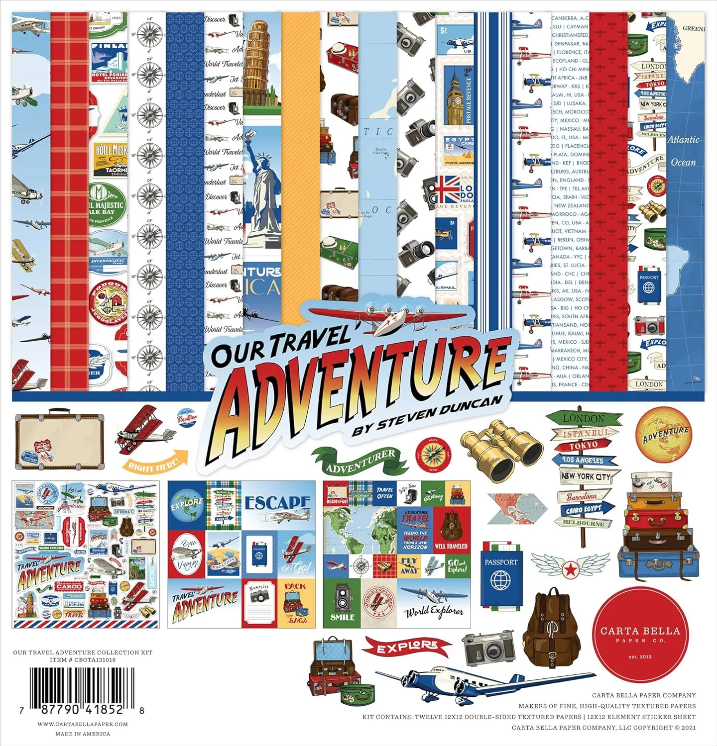 Echo Park Paper Our Travel Adventure Collection Kit