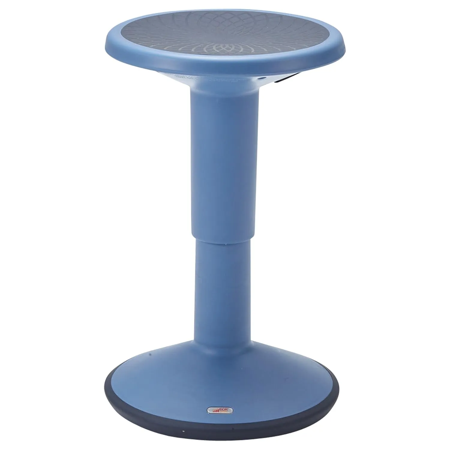 ECR4Kids SitWell Wobble Stool, Adjustable Height, Active Seating, Powder Blue