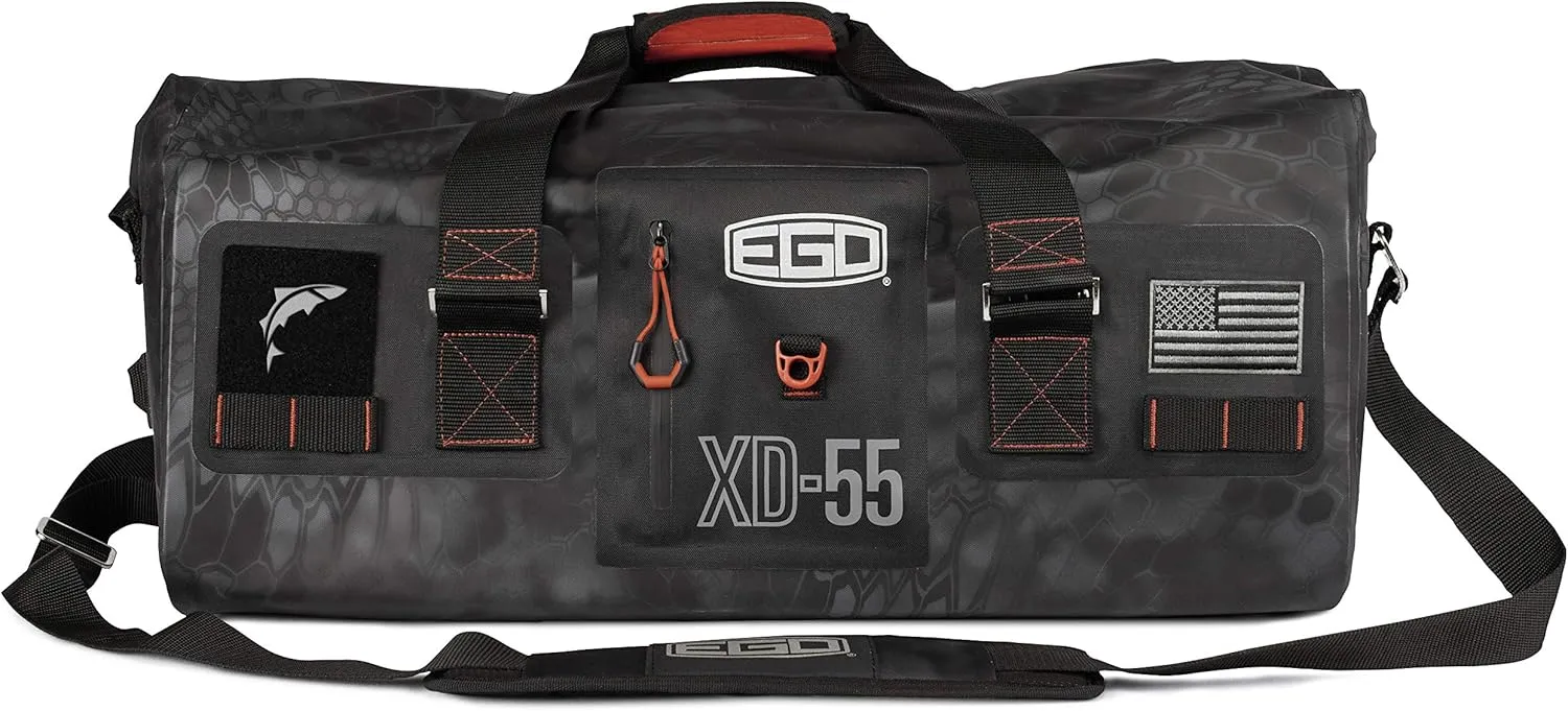 Ego Kryptek TPU Tactical Dry Bag, Fishing Backpack with Camo Tech, Waterproof with Welded Seams, Resistant Coating