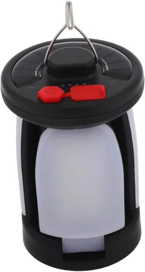 Emergency Camping Lights Solar Charging Lamp Rechargeable Tent Light with Hook Led USB Portable