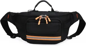 Empty Rescue Waist Bag First Aid Bag Portable Outdoor Emergency Survival Medical Medicine Storage Bag for Camping Travel,Black