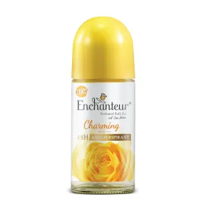 En chanteur Charming Anti-Perspirant Deodorant Roll-On For Women| 48-Hours Long Odour Protection| Soothing Floral French Fragrance| Quick Drying & Non-Sticky| 50ml