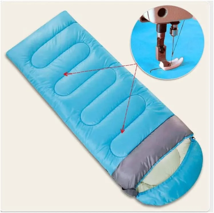 Envelope Sleeping Bag 3 Season Lightweight Comfort Portable Great for Adults Kids Camping Backpack Hiking with Compression Sack Extreme Temp