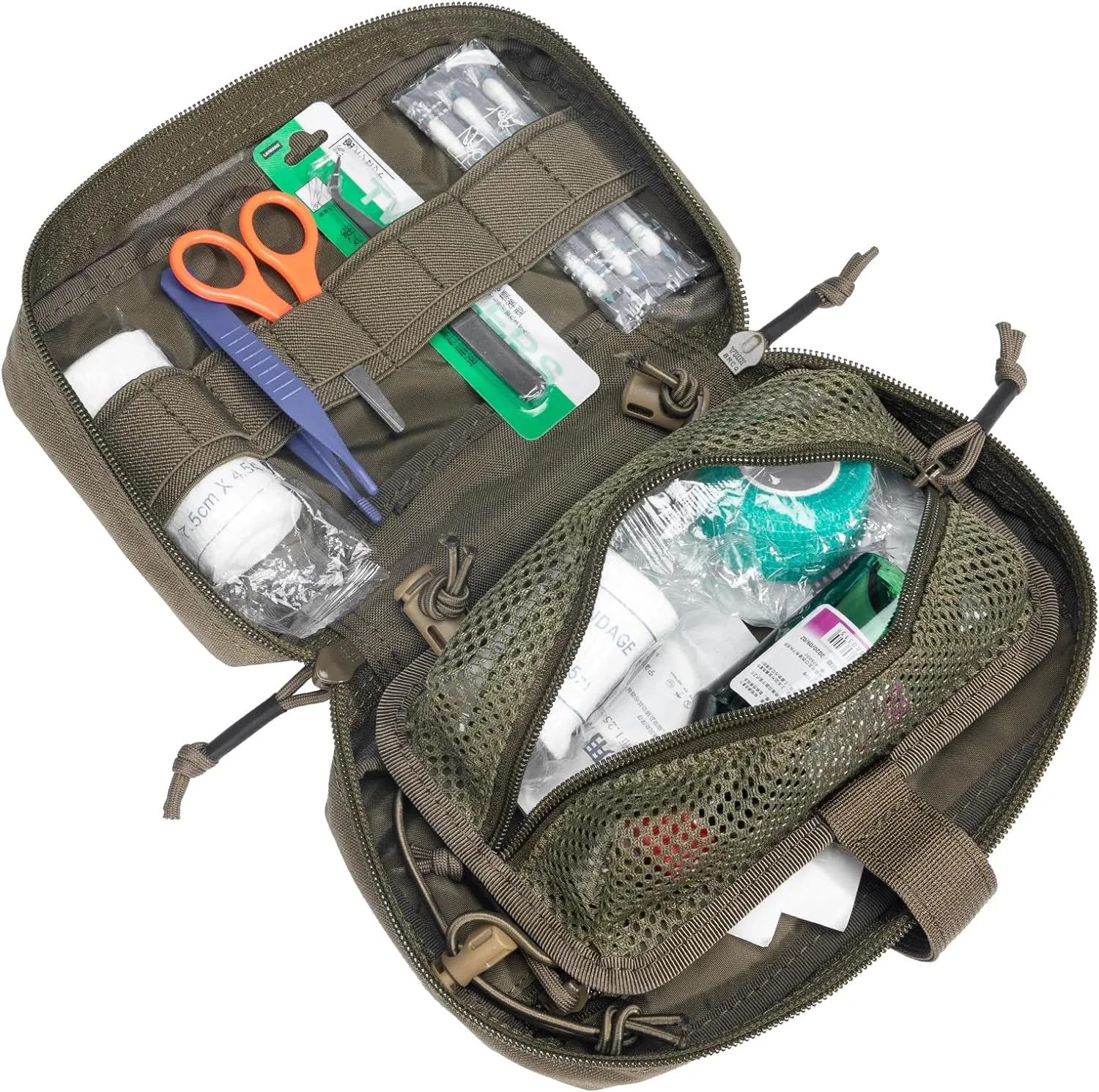 EXCELLENT ELITE SPANKER Tactical First Aid Pouch IFAK Rip Away Molle EMT Pouch Compact Admin Pouch Medical Utility Pouch Emergency Survival Kits for Tactical Vest,Backpack